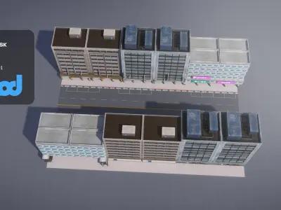 TW Street 004 3D model