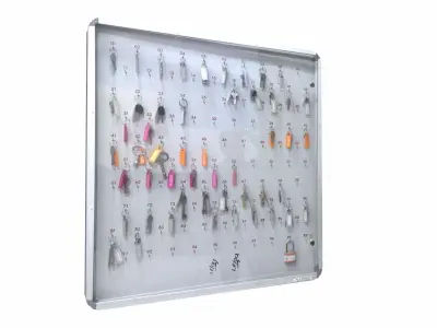 Key Station Low Poly Low-poly 3D model