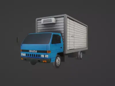 Isuzu ELF Low-poly 3D model