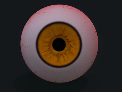 Realistic eye pack 01 Low-poly 3D model