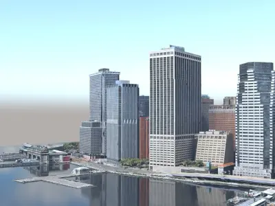 Lower Manhattan Year 2021 part01 3D model