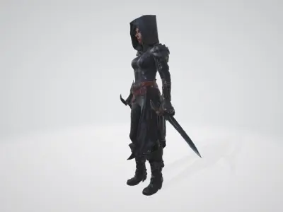  warrior amazon woman 3D model