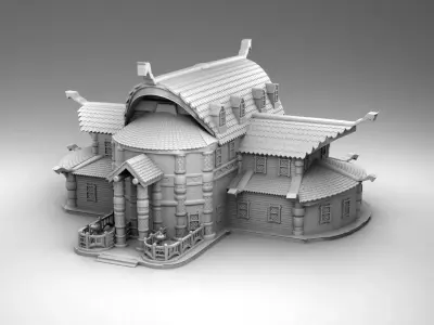 Vikings house 3D print model