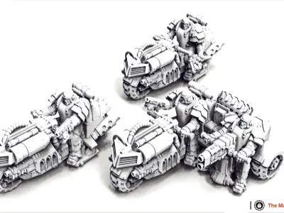 Warbike - Black Knights and Tempest Legion 3D print model