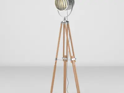 Studio Tripod Lamp 3D model