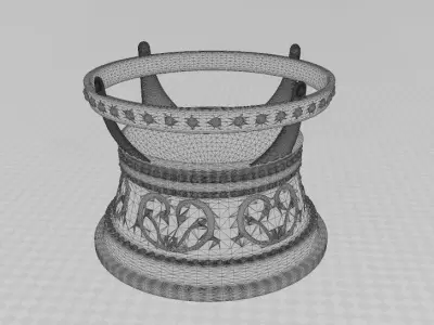 Jabba the Hutt - Hookah Split Version 3D print model