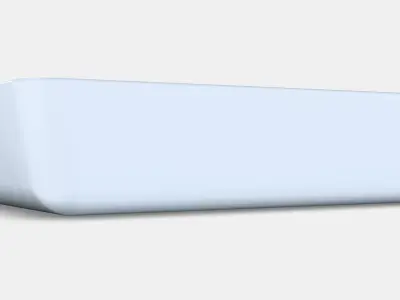 MIXTUR Oven-serving dish Low-poly 3D model