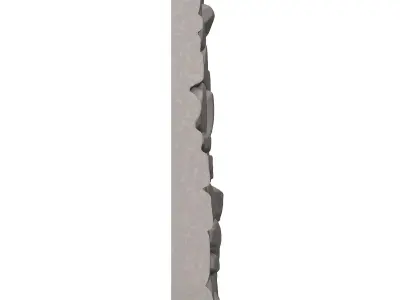 Heavy Patina Stone Wall Segment 3D print model purchase