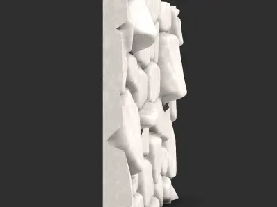 Heavy Stone Block Wall Prop 3D print model purchase