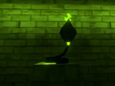 Cobra Torch Low-poly 3D model