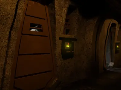 Jabbas Throne Room - Set 7EF - Prison Area 1-18 scale 3D print model