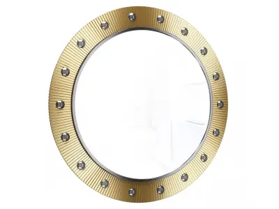 Mirror in a metal frame GZ-M1042 3D model