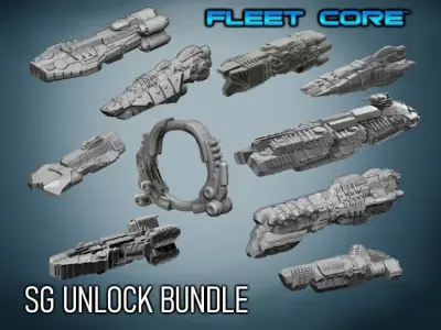 FLEET CORE - COMPLETE COLLECTION 3D Model Pack