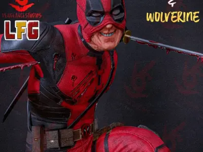 Deadpool and Wolverine 3D print model