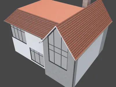 House 2 modern 3D model