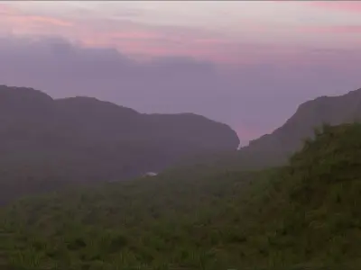 Valley Grassland 3D model