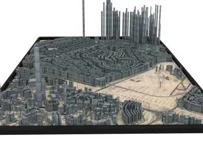  City of Dubai 3D model