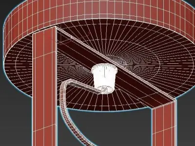 Stilfort-Neider light fixture with bulb 3D model