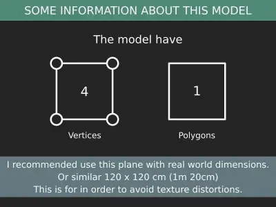 Texture paving stone - seamless Low-poly 3D model