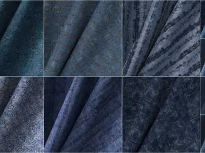 Jean Fabric VOL01 4K Seamless PNG PBR Textures Texture