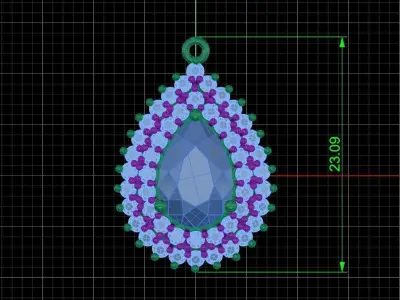 Pendant 007 Free 3D print model