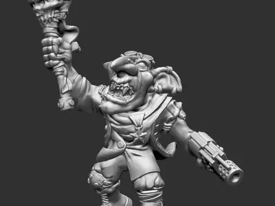 Rebel Goblin Hero 3D print model