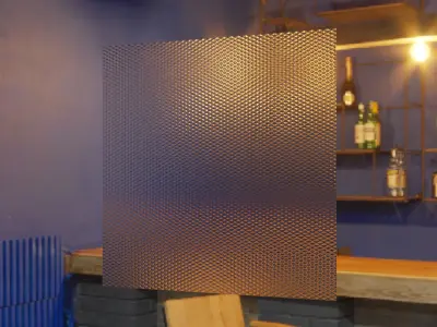 Pattern Glass - Diamond Patterned Low-poly 3D model