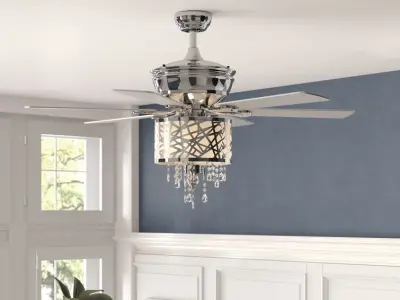 Darden  Blade Ceiling Fan Light 3D model