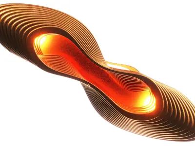 Modern Chandelier 3D model