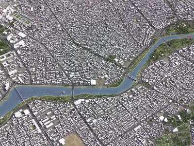 Isfahan Low-poly 3D model