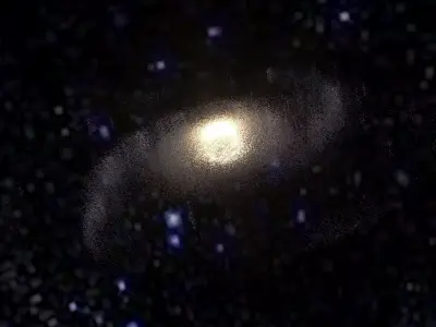 Seyfert Galaxy 3D model