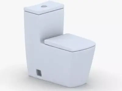 1529 - Toilet Low-poly 3D model