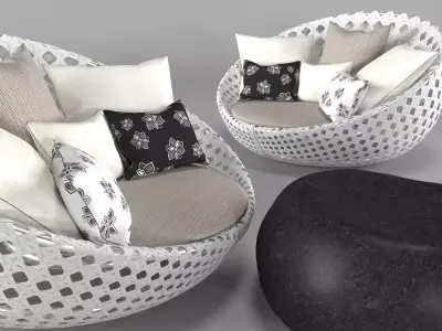 Garden chair Free 3D model