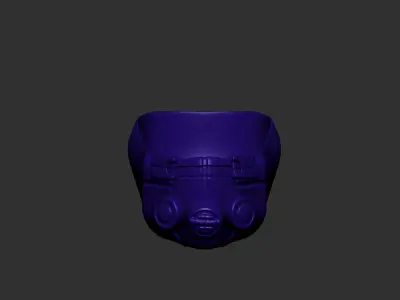 helmet high poly sculpt 3d printable  3D model 80