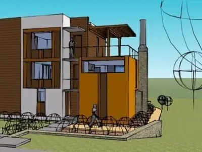 Margaret Esherick House Concept 3D model