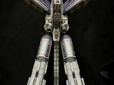 Custom Fuel Tanks for Master Grade Gundam Kits and Mecha Models 3D print model