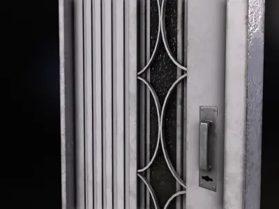 Old Doors Pack Low-poly 3D model