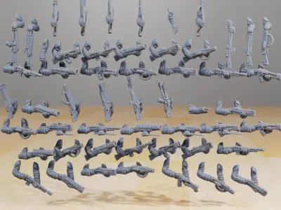 GrimGuard Infantry Builder 3D print model