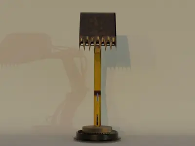  Industrial Revolution Table Lamp 3D model