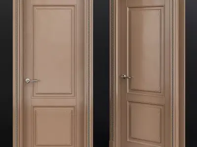 Interior Doors Premium low poly 3d model Low-poly 3D model