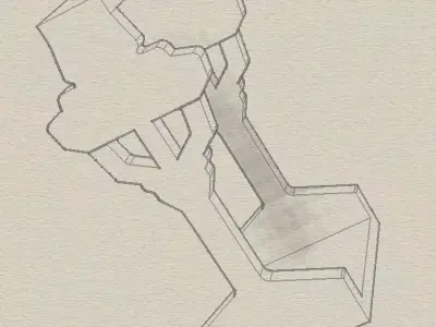 Pocket Lantern Template 6 3D print model