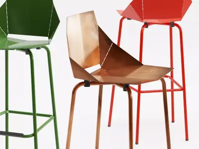 Real Good Barstool 3D model