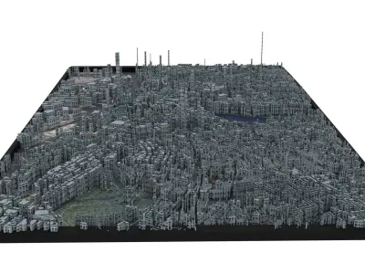 City of Hamburg 3D model