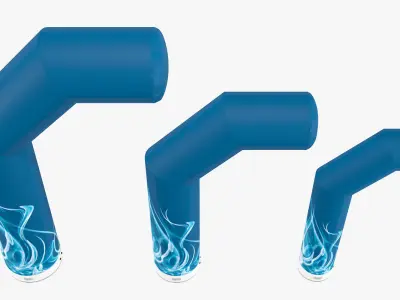 Zip-Off ARH-X inflatable columns Axion 3D model