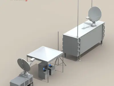 UAV Ground Control Stations 3D model