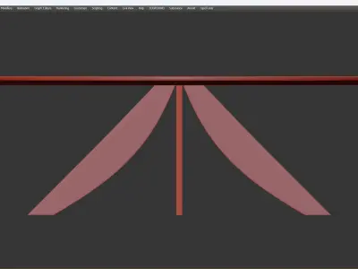 CIRCUS Berto Salotti Low-poly 3D model