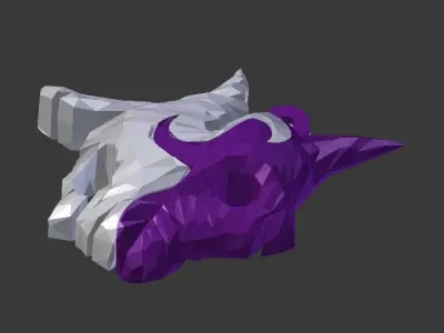 Kindred Mask Keychain - League of Legends 3D print model