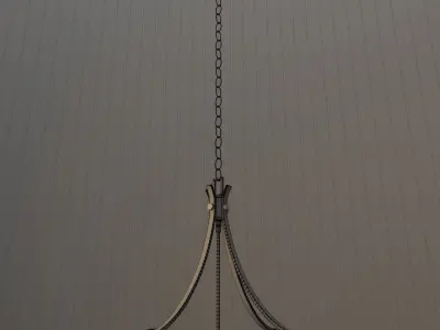 PLC Highland 30 Inch Large Pendant 3D model