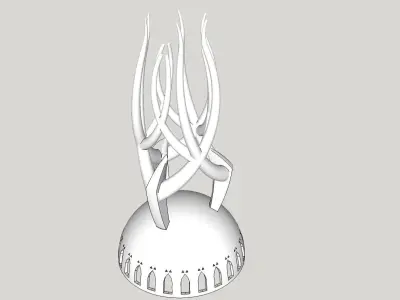 Decorative lamp printable Free 3D print model