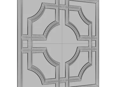 Elmwood Accent Mirror BL21605 3D model